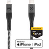 2x BlueBuilt USB-C to Lightning Cable 1.5m Kevlar Black