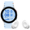 Samsung Galaxy Watch FE Silver/Blue + Buds FE White