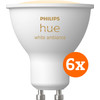 Philips Hue White Ambiance GU10 Lot de 6