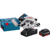 Bosch Professional GKS 18V-57 G + Batterie GBA 4,0 Ah et Chargeur Rapide