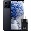 HMD Pulse+ 128 Go Bleu 4G + BlueBuilt Chargeur avec Port USB-A 18 W Noir