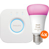 Philips Hue White and Color Starter Pack met 4 lampen + Bridge