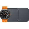 Samsung Galaxy Watch Ultra 4G Grijs/Oranje 47mm + Duo Draadloze Oplader