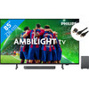 Philips 85PUS8309 - Ambilight (2024) + Barre de Son + Câble HDMI