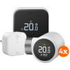 Tado Thermostat Connecté X Kit de Démarrage + 4 Têtes Thermostatiques