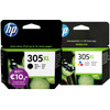 HP 305XL Cartouche d'Encre Pack 4 Couleurs