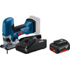 Bosch Professional GST 18V-125 S + 4,0 Ah accu en lader