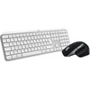 Logitech MX Keys S for Mac Azerty Wit + Logitech MX Master 3S voor Mac Space Grey