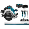 Makita DHS660ZJ + Batterie 3,0 Ah et Chargeur + Rail de Guidage