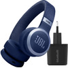 JBL Live 670NC Bleu + BlueBuilt Chargeur Quick Charge avec Port USB