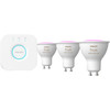 Philips Hue GU10 3-pack + Bridge starterkit