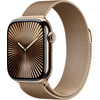 Apple Watch Series 10 4G 42mm Titanium Goud Milanese Band