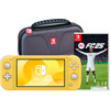 Nintendo Switch Lite Geel + EA Sports FC 25 + Bigben Beschermtas