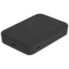 Belkin Batterie Externe Sans Fil avec Aimant MagSafe et Charge Rapide 10 000 mAh Noir