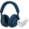 Bowers & Wilkins Px7 S2e Bleu + BlueBuilt Power Delivery Chargeur avec Port USB-C 20 W Blanc