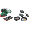 Bosch Universal Sander 18V-10 Batterie 2,5 Ah Accu (2x) Kit de démarrage