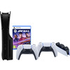 PlayStation 5 Slim Disc Edition + F1 24 + Covers Zwart + Extra Controller + Oplaadstation