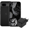 Google Pixel 8a 128GB Black 5G + BlueBuilt Charger with USB-C Port 30W Zwart