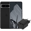 Google Pixel 8 Pro 128GB Black 5G + BlueBuilt Charger with USB-C Port 30W Zwart