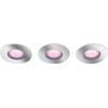 Philips Hue Xamento Spot Encastré pour Salles de Bain White and Color - Chrome - Rond Lot de 3