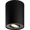 Philips Hue Pillar Mounted Spot Light White Ambiance - Black - 1-spot