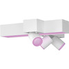 Philips Hue Centris Spot Monté en Surface White and Color - Blanc - En croix - 3 spots