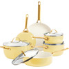 GreenPan Padova Reserve Cookware Set 10-piece Sunshine Yellow