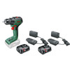 Bosch UniversalDrill 18V-60 2,5 Ah Accu (2x) Starterspakket