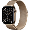 Apple Watch Series 11 Cellular 42mm Titanium  Goud Milanese Band