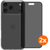 BlueBuilt Back Cover iPhone 17 Pro Max Transparent + Privacy Filter Screen Protector Duo Pack