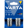 Varta Ultra Lithium AAA Blister 4 Pièces