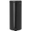 Brabantia NewIcon Pedal Trash Can 30L Matte Black