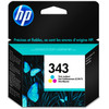 HP 343 Cartouches Lot de 3 Couleurs