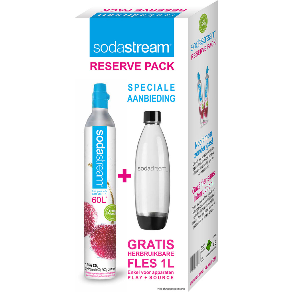 SodaStream Reserve Pack CO2 - Cylindre + Bouteille
