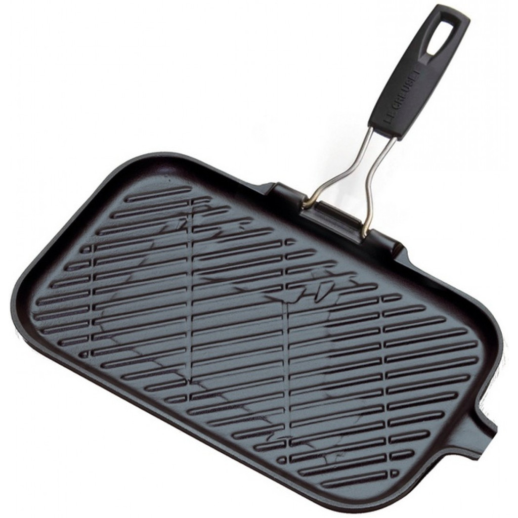 Le Creuset Gietijzeren Grill 36 cm Mat Zwart