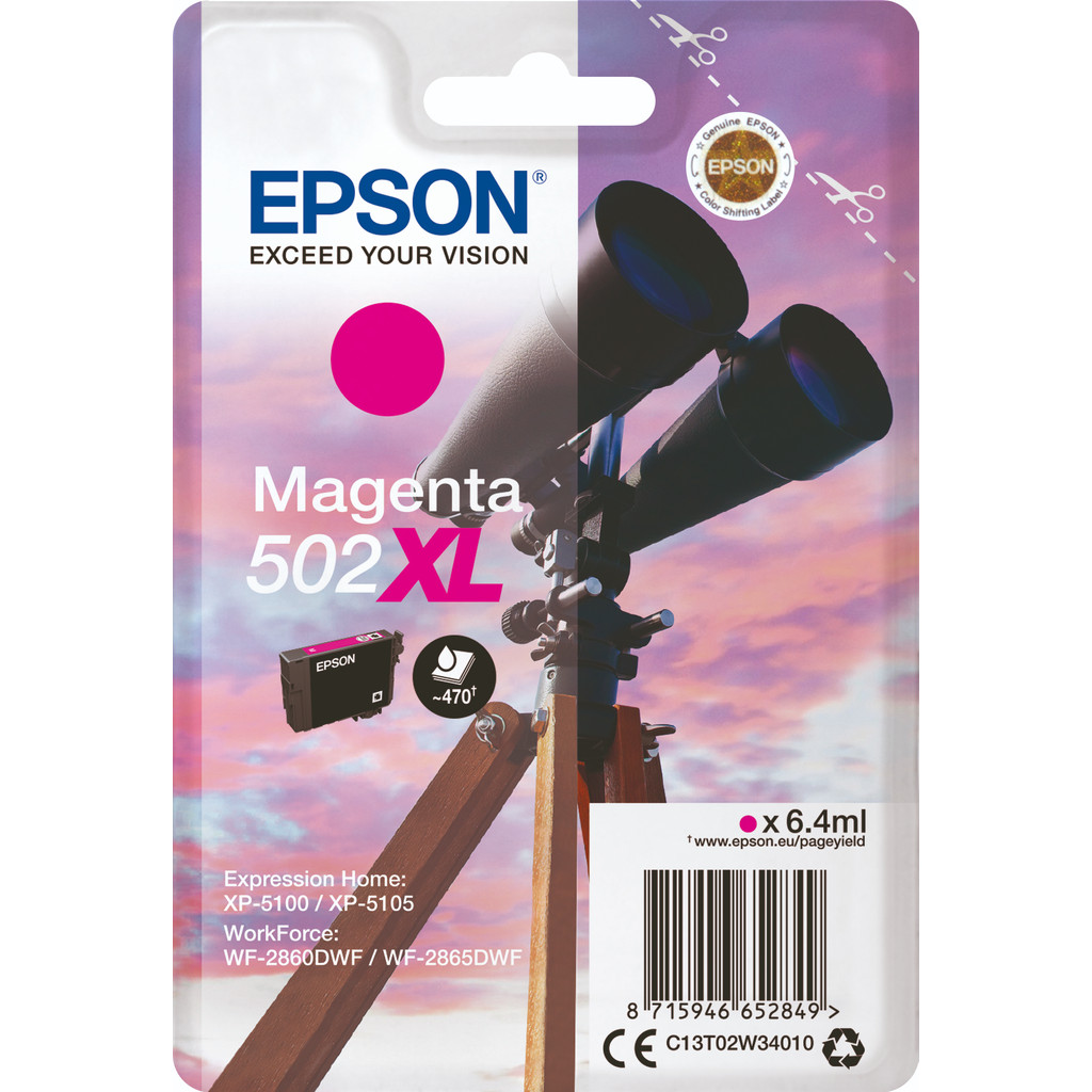 Epson 502XL Magenta (C13T02W34010)