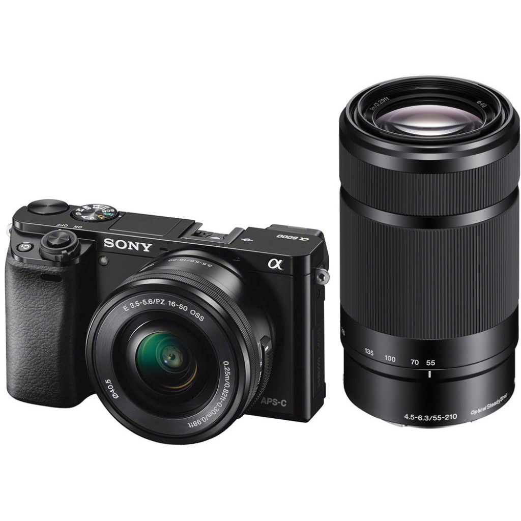 Sony Alpha A6000 Noir + 16-50 mm + 55-210 mm