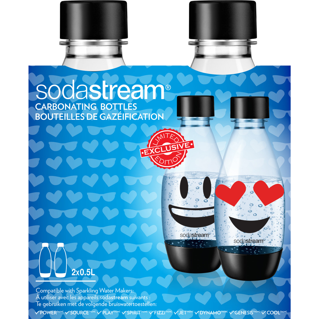 SodaStream Emoji Fuse Bouteille 0,5 litre Lot de 2