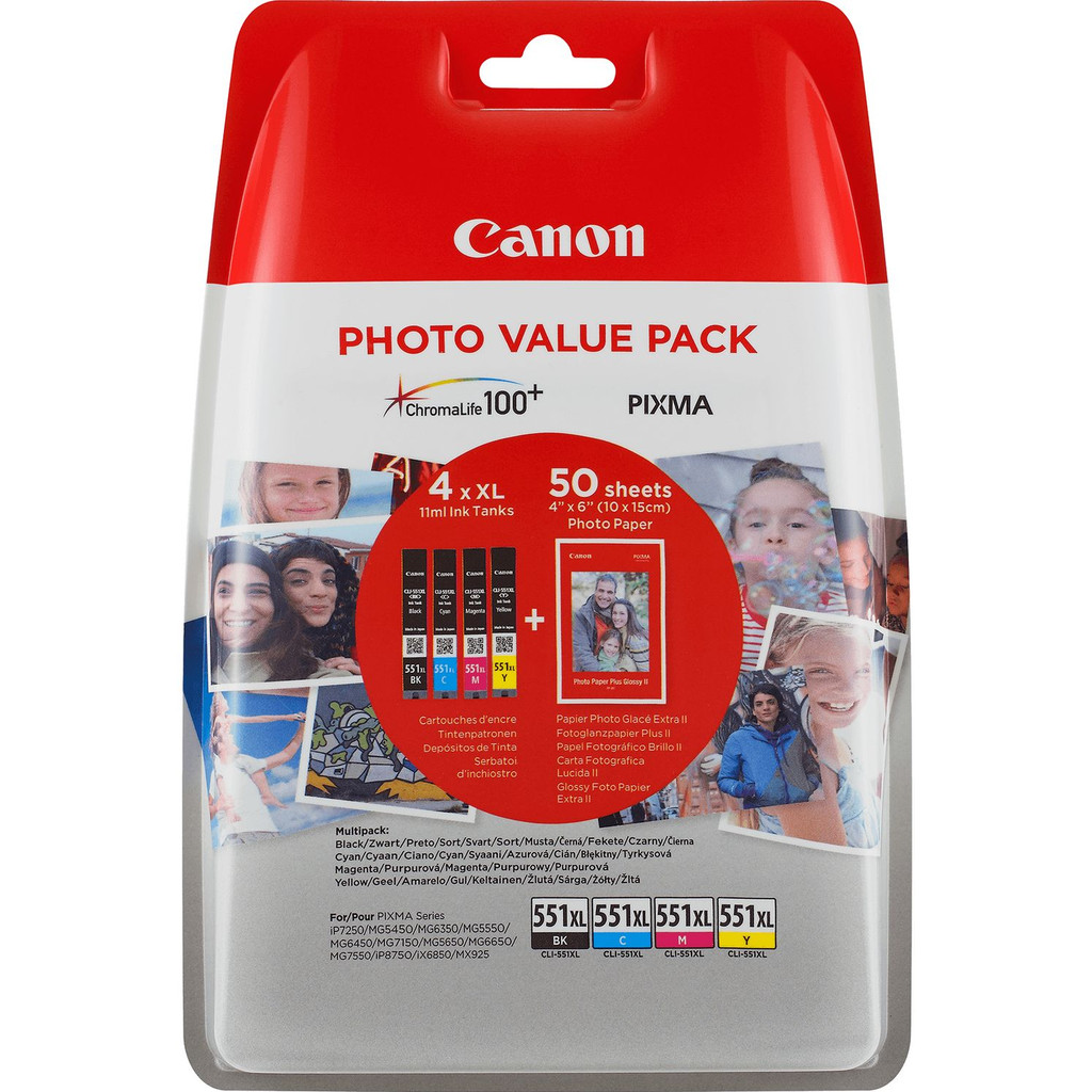 Canon CLI-551XL Multipack (6443B006)