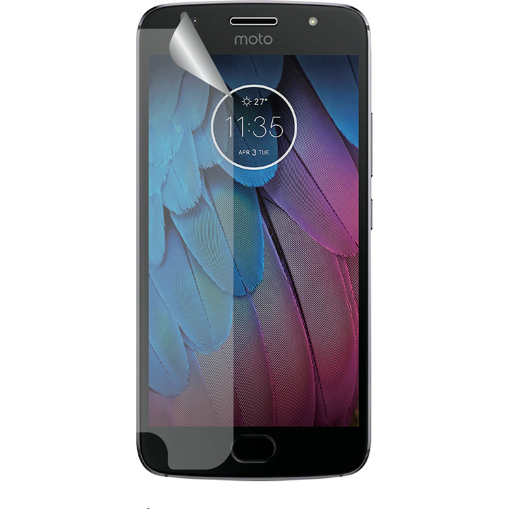 Azuri Motorola Moto G5S Protège-écran plastique Lot de 2