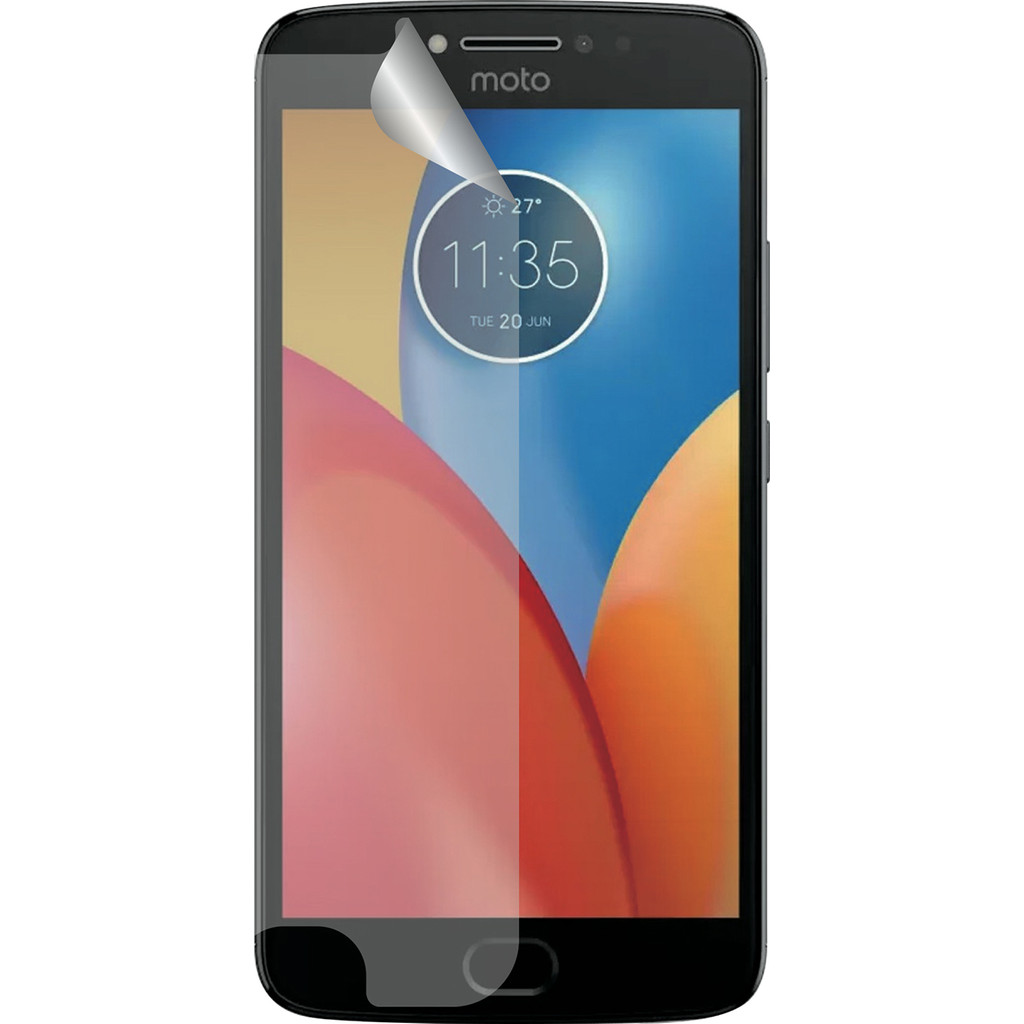 Azuri Motorola Moto E4 Protège-écran plastique Lot de 2