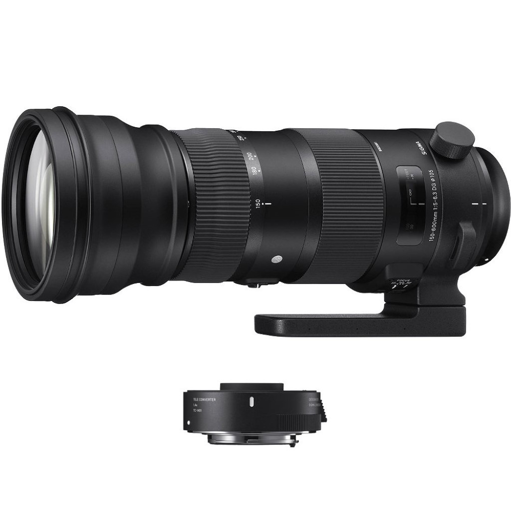 Sigma 150-600 mm f/5-6.3 DG OS HSM S Nikon + TC-1401 1.4x