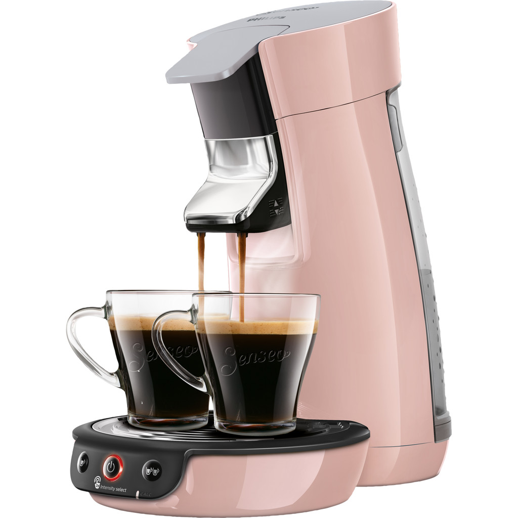Onzeker Gevoel van schuld Binnenshuis Philips SENSEO® Viva Café koffiepadmachine HD6563/30 roze - Meubelmooi.be