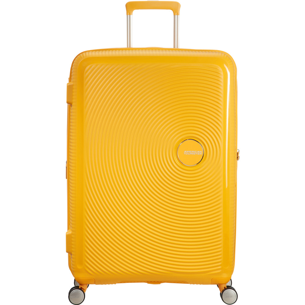 American Tourister Soundbox Expandable Spinner 77 cm Golden Yellow