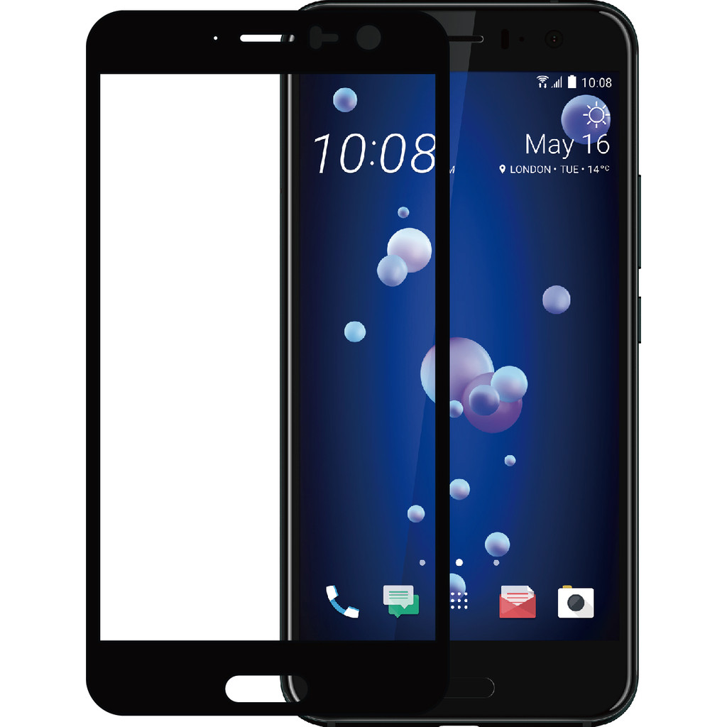 Azuri HTC U11 Protège-écran Verre trempé Noir