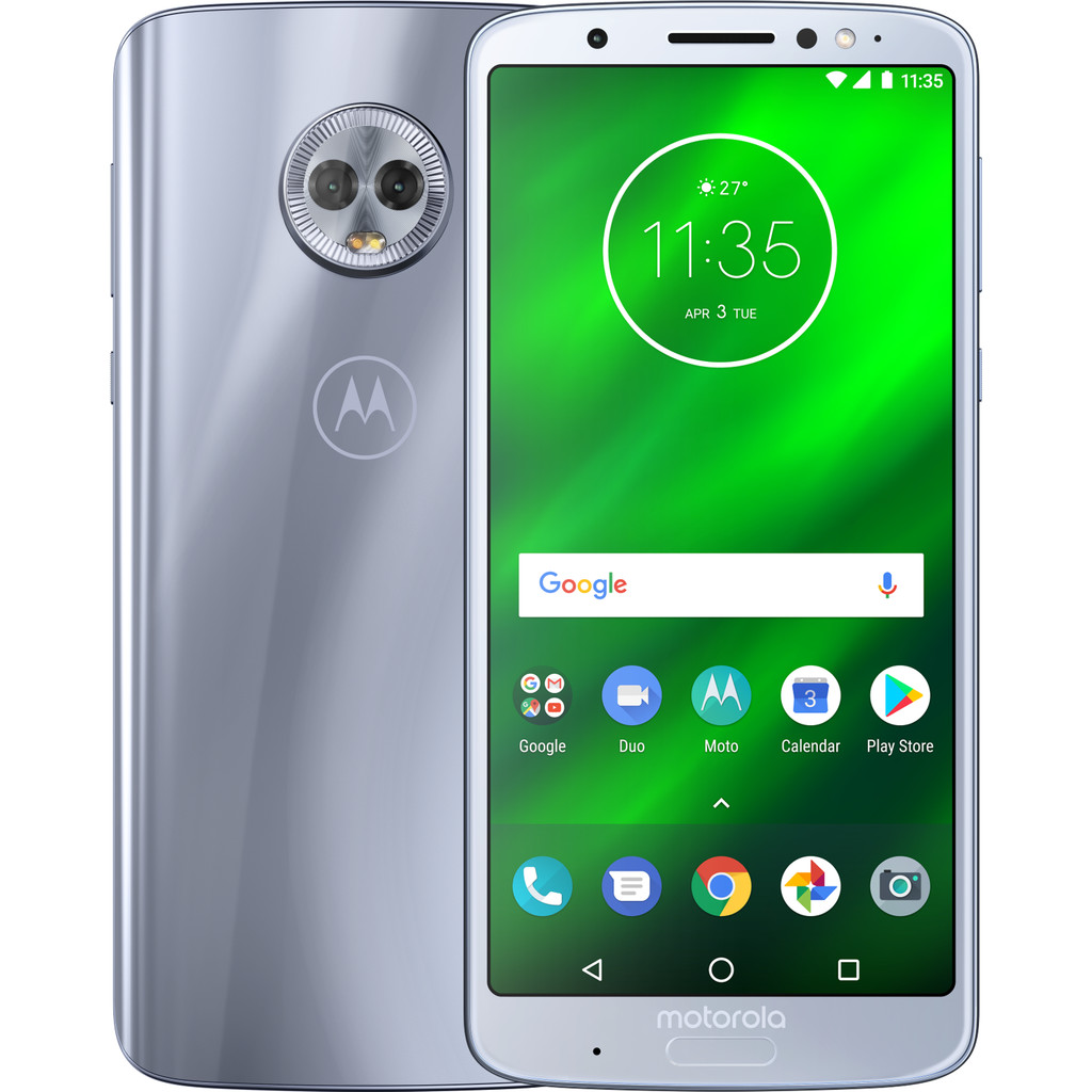 Motorola Moto G6 Plus Argent