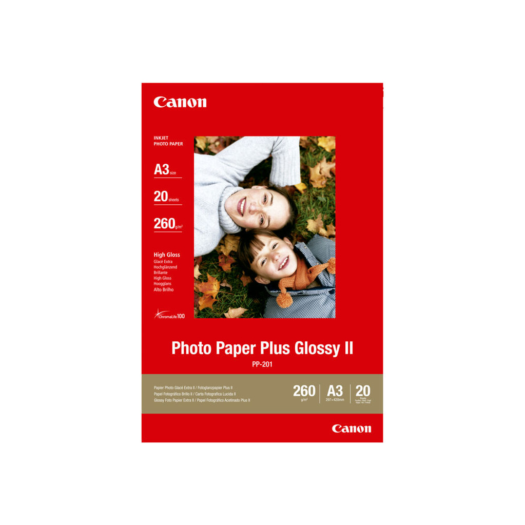 Canon PP-201 Papier photo brillant Plus 20 feuilles A3