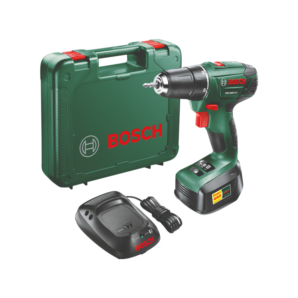 Bosch PSR 1800 LI-2 (1 batterie)