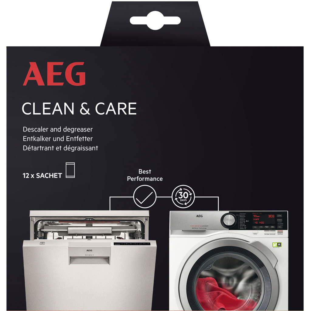 AEG nettoyant pour lave-vaisselle et lave-linge