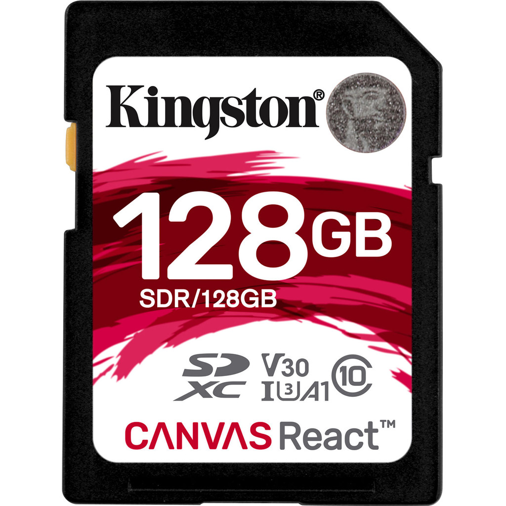 Kingston SDXC Canvas React 128 Go 100 MB/s